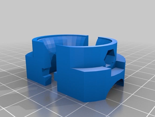 modified collar parts 3D print model - Mito3D