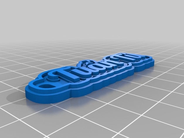 tu lam i portachiavi personalizzato 3D print model - Mito3D