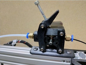voron flex bowden extruder metric tubing connector 3d printer parts 3d print model - Mito3D