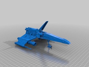 e-wing di star wars legione scala 3d print model - Mito3D