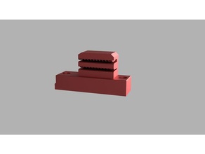 improved belt holder prusa mk 25 3d printer parts i3 mk25 3d print model - Mito3D