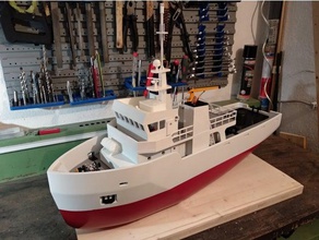 railing rc vehicles peter sripol tugboat reeling 3d print model - Mito3D