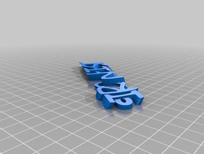 my customized amabz fullyiamburnys keyring generator keychains 3d print model - Mito3D