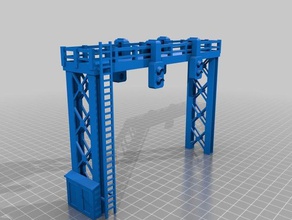 segnale ponte h0 automotive 3d print model - Mito3D