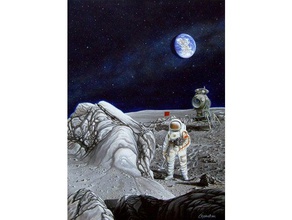 sovietica lunare tuta spaziale krechet-94 hobby luna russia semplice 3d print model - Mito3D