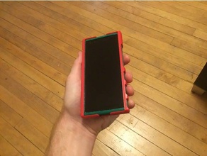 zwei-Schicht-pixel-3 der Fall scad-Dateien mobile Telefon 3d print model - Mito3D