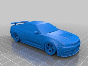nissan skyline gtr z-tune araç R11 3d print model - Mito3D
