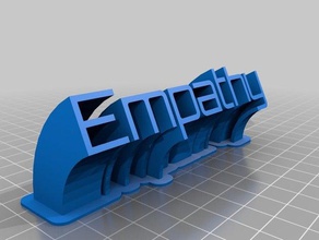 empatia office personalizado 3d print model - Mito3D