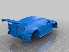 fast furious 6 ' brians r35 bensopra Fahrzeuge gtr 3d print model - Mito3D
