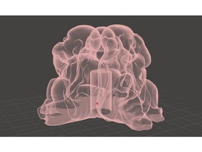 combinado triplo estátua de buda lâmpada pessoas 3d print model - Mito3D
