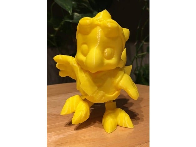 alpha animais chocobo ffxiv final fantasy xiv zbrush 3D print model - Mito3D