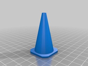 meu personalizados personalizável cone de trânsito rc veículos 3d print model - Mito3D