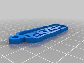llavero de bryan llaveros personalizado 3d print model - Mito3D