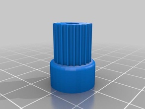 my customized parametric pulley library customizer optimized parts 3d print model - Mito3D