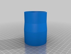 meu personalizados paramétrica do coletor de poeira da placa partes 3d print model - Mito3D