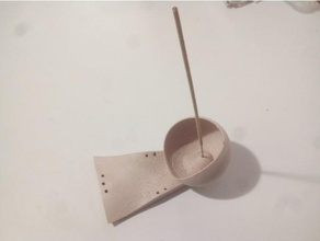 incense holder household burner 3d print model - Mito3D