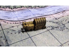 map token merchant wagon toy game accessories boardgame roleplaying 3d print model - Mito3D