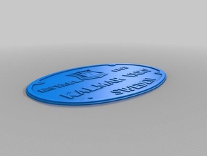 kalmarvarv logotipo sinais logotipos 3d print model - Mito3D