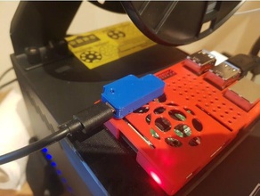 em&nbsp fora calço pi pimoroni tampa eletrônica o poder raspberry caso 3d print model - Mito3D