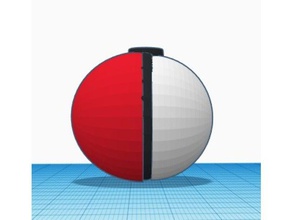 basic pokeball Requisiten gaming pokemon Figuren video-Spiel 3d print model - Mito3D