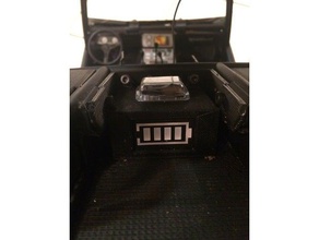 battery indicator box rc car lipo vehicles axial wraith 3d print model - Mito3D