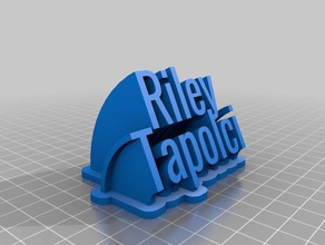 riley tapolci office personalizzato 3d print model - Mito3D