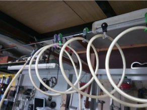jant teli demiryolu rehber hava piperuedas para un riel alambre como guia tubo aire gaz sıkıştırılmış diy 3d print model - Mito3D