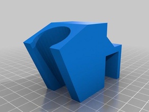 marmo supporto soffione telaio di montaggio bagno 3d print model - Mito3D