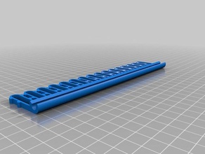 my customized sock clips drying rack replacement parts 3d print model - Mito3D