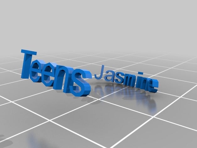 teen month rings customized 3D print model - Mito3D