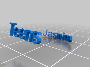 teen month rings customized 3d print model - Mito3D