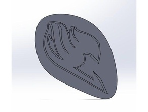 fairy tail emblem cookie cutter other 3d print model - Mito3D