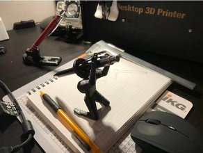 pencil man organization holder 3d print model - Mito3D