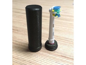 oral-b toothbrush travel case bathroom 3d print model - Mito3D