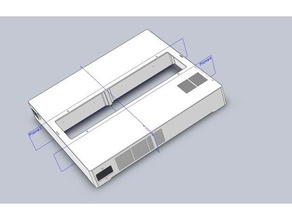 pergo robo3d de la base split imprimer l'imprimante pièces 3dprintable 3d imprimable abs cas entièrement imprimables makeprintable pla robo3dprinter plus r1 robo mise à niveau 3d print model - Mito3D