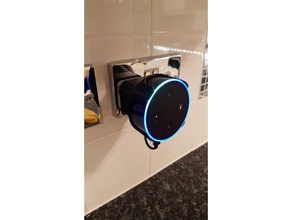 echo dot 2 uk socket mount organization amazon petg 3d print model - Mito3D