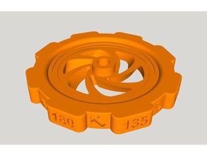 cr10 precision leveling knob remix 3 3d printer accessories cr-10 creality cr-10s ender m5 nut 3d print model - Mito3D