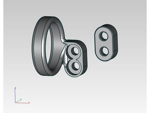 anycubic i3 mega heizbettgriff 3d la stampante accessori maniglia focolaio 3d print model - Mito3D