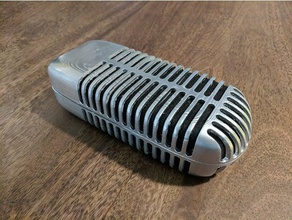 vintage microphone cover audio nsfw prop 3d print model - Mito3D