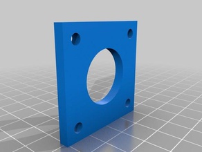 simple de 4mm paso a espaciador 3d la impresora partes 3d print model - Mito3D