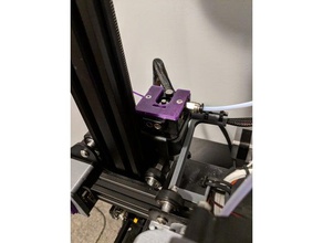 bulldog extruder lid space non-flush mount screws 3d printer parts ender 3 3d print model - Mito3D