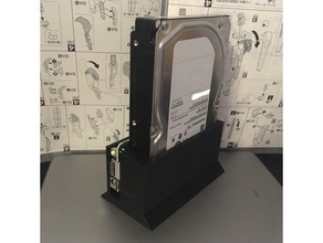 kitap çıplak sürücü dock wd bilgisayar harddisk sabit disk mybook western digital 3d print model - Mito3D