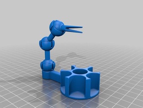 Draht-Vogel - Elektronik hand das Löten löthilfe 3d print model - Mito3D