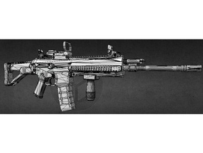 acr rifle props 3d print model - Mito3D