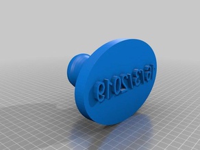 rach garrett weddingstamp data i segni loghi personalizzato 3d print model - Mito3D