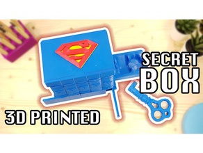 secret superman box 3d printer accessories 3d print model - Mito3D