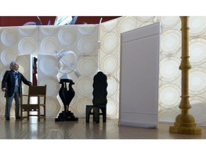 tardis playset móveis adereços armlillary esfera médico gigante candle stick knossos trono medieval cadeira 3d print model - Mito3D