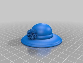 queen elizabeths hat fashion 3d print model - Mito3D