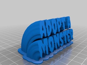 monster de la oficina personalizado 3d print model - Mito3D