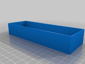 colher de chá arrumado 3d impressão oblongo caixa útil 3d print model - Mito3D